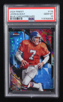 John Elway 2024 Finest Blue Checkerboard Refractors #115 #35/75 (PSA 10) at PristineAuction.com