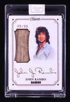 John Rambo 2024 Keepsake Edition Laser Signapatch Authentic Rambo III #25  #49/99 at PristineAuction.com