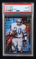 Billy Sims 2024 Finest Blue Checkerboard Refractors #25 #01/99 (PSA 10) at PristineAuction.com