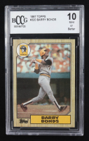 Barry Bonds 1987 Topps #320 RC (BCCG 10) at PristineAuction.com