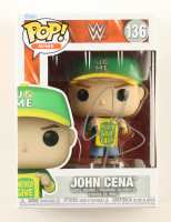 John Cena Signed WWE #136 John Cena Funko Pop! Vinyl Figure (AWM) at PristineAuction.com