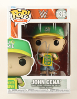 John Cena Signed WWE #136 John Cena Funko Pop! Vinyl Figure (AWM) at PristineAuction.com