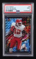 Dwayne Bowe 2024 Finest Blue Checkerboard Refractors #39 #56/99 (PSA 9) at PristineAuction.com