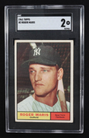 Roger Maris 1961 Topps #2 (SGC 2) at PristineAuction.com