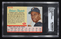 Roberto Clemente 1962 Post Cereal / Red Lines / Hand Cut #173 (SGC) at PristineAuction.com