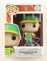 John Cena Signed WWE #136 John Cena Funko Pop! Vinyl Figure (AWM) at PristineAuction.com