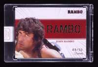 John Rambo 2024 Keepsake Edition Cutout Relic Authentic III #148 #49/50 at PristineAuction.com