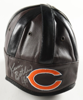 Kevin Butler Signed Bears Leather Flex Throwback Helmet with Hand-Drawn Sketch (JSA) at PristineAuction.com