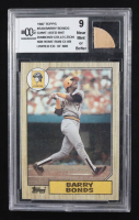 Barry Bonds 1987 Topps #320 RC with LE 600 Home Run Club Game-Used Bat Piece (BCCG 9) at PristineAuction.com