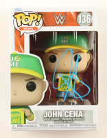 John Cena Signed WWE #136 John Cena Funko Pop! Vinyl Figure (AWM) at PristineAuction.com