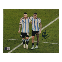 Rodrigo De Paul Signed Team Argentina 8x10 Photo (Beckett) at PristineAuction.com