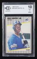 Ken Griffey Jr. 1989 Fleer #548 RC (BCCG 10) at PristineAuction.com