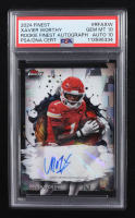 Xavier Worthy 2024 Finest Rookie Autographs #RFAXW RC (PSA 10 | Auto Grade PSA 10) at PristineAuction.com