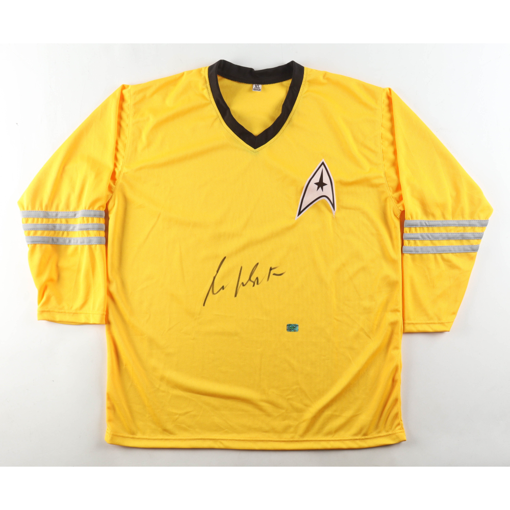 William Shatner Signed "Star Trek" Prop Uniform Shirt (Wilder) at PristineAuction.com William Shatner Signed "Star Trek" Prop Uniform Shirt (Wilder) at PristineAuction.com