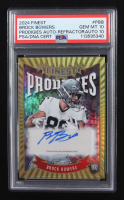 Brock Bowers 2024 Finest Prodigies Autographs Refractors #PBB RC (PSA 10 | Auto Grade PSA 10) at PristineAuction.com