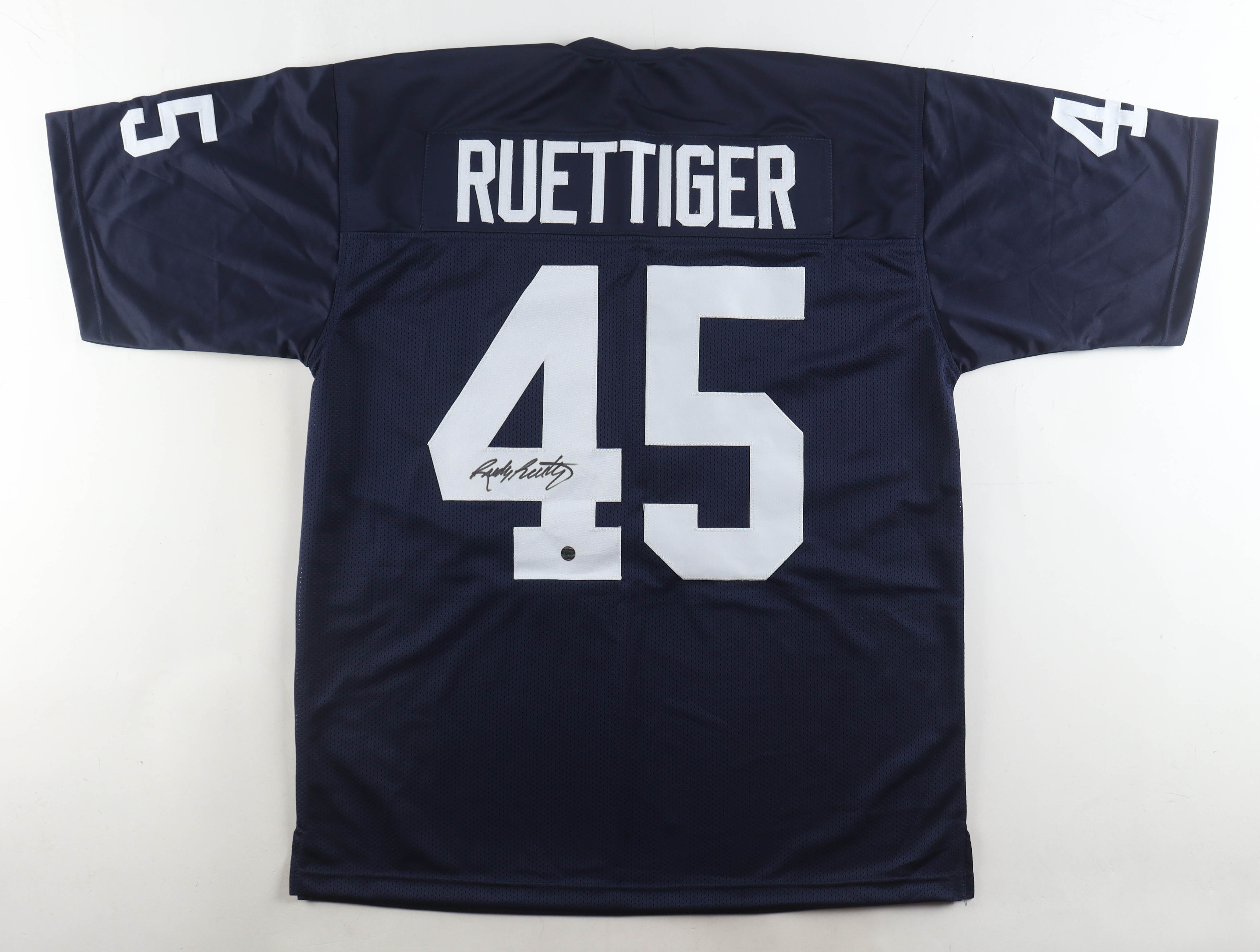Rudy Ruettiger Signed Jersey (Authentic Ink) at PristineAuction.com Rudy Ruettiger Signed Jersey (Authentic Ink) at PristineAuction.com