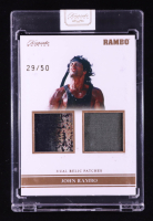 John Rambo 2024 Keepsake Edition Dual Relic Patches Authentic Rambo II #92 #29/50 at PristineAuction.com