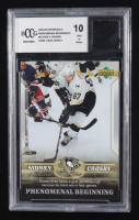 Sidney Crosby 2005-06 Upper Deck Phenomenal Beginnings #8 RC with Game Used Jersey Piece (BCCG 10) at PristineAuction.com
