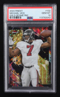 Michael Vick 2024 Finest Gold Geometric Refractors #102 #19/25 (PSA 10) at PristineAuction.com