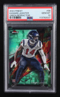 Kamari Lassiter 2024 Finest Green Refractors #66 #41/75 RC (PSA 10) at PristineAuction.com