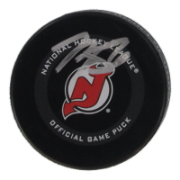 P.K. Subban Signed Devils Logo Hockey Puck (Beckett) at PristineAuction.com
