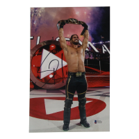 Seth Rollins Signed WWE 8x12 Photo (Beckett) at PristineAuction.com