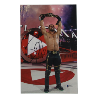 Seth Rollins Signed WWE 8x12 Photo (Beckett) at PristineAuction.com