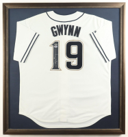 Tony Gwynn Signed Padres Custom Framed Jersey (PSA) at PristineAuction.com