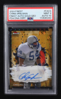 Chris Spielman 2024 Finest Autographs Gold Geometric Refractors #FACS #15/50 (PSA 9 | Auto Grade PSA 10) at PristineAuction.com