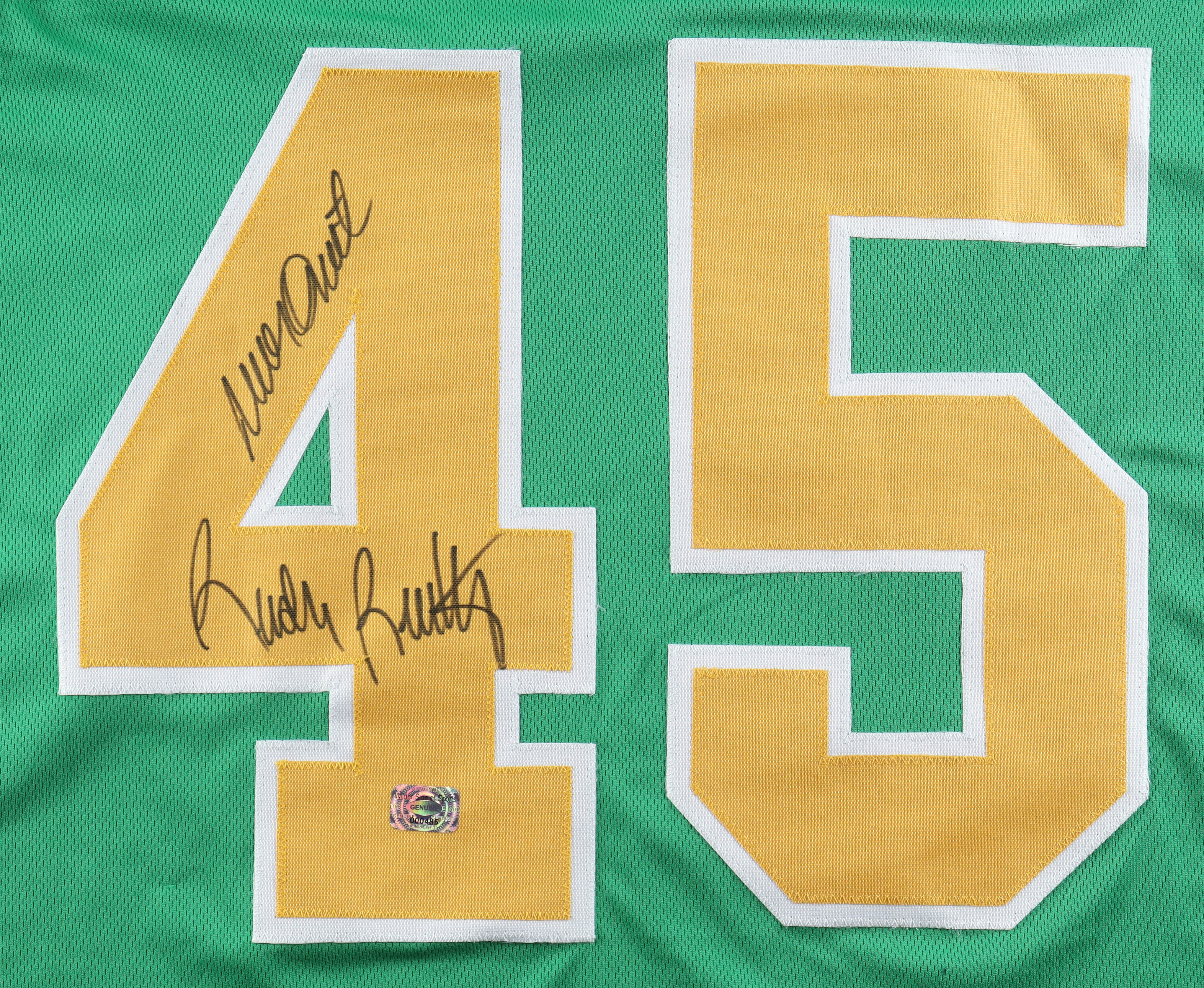 Rudy Ruettiger Signed Jersey Inscribed "Never Quit" (Wilder) at PristineAuction.com Rudy Ruettiger Signed Jersey Inscribed "Never Quit" (Wilder) at PristineAuction.com