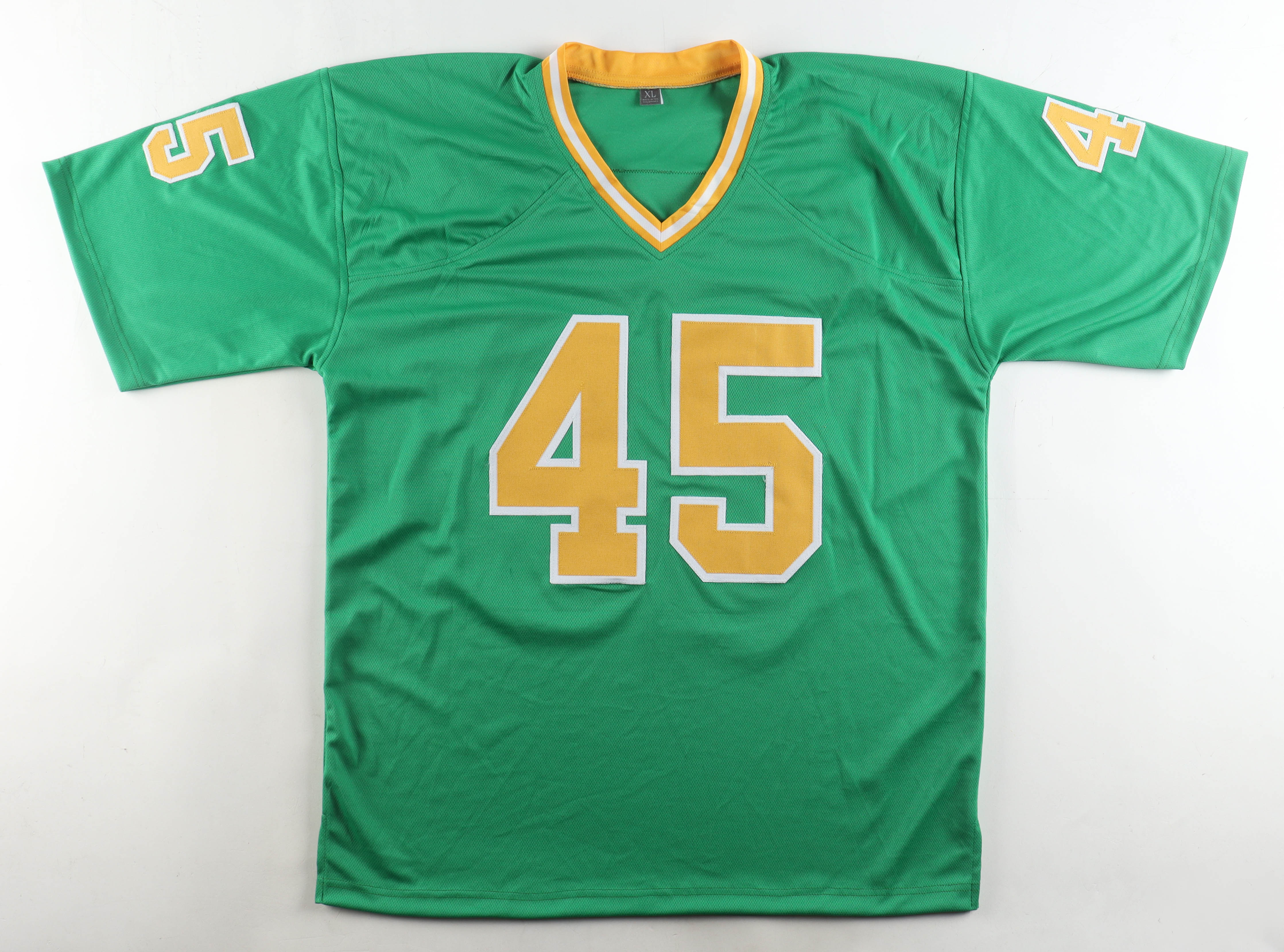 Rudy Ruettiger Signed Jersey Inscribed "Never Quit" (Wilder) at PristineAuction.com Rudy Ruettiger Signed Jersey Inscribed "Never Quit" (Wilder) at PristineAuction.com