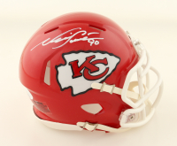Neil Smith Signed Chiefs Speed Mini Helmet (JSA) at PristineAuction.com