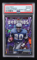Barry Sanders 2024 Finest Dynamos Purple Refractors #DYN30 #026/125 (PSA 10) at PristineAuction.com