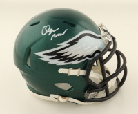 Quinyon Mitchell Signed Eagles Speed Mini Helmet (JSA) at PristineAuction.com