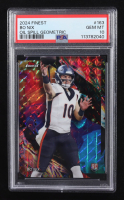 Bo Nix 2024 Finest Oil Spill Geometric Refractors #163 #01/15 RC (PSA 10) at PristineAuction.com