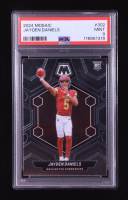 Jayden Daniels 2024 Panini Mosaic #302 RC (PSA 9) at PristineAuction.com