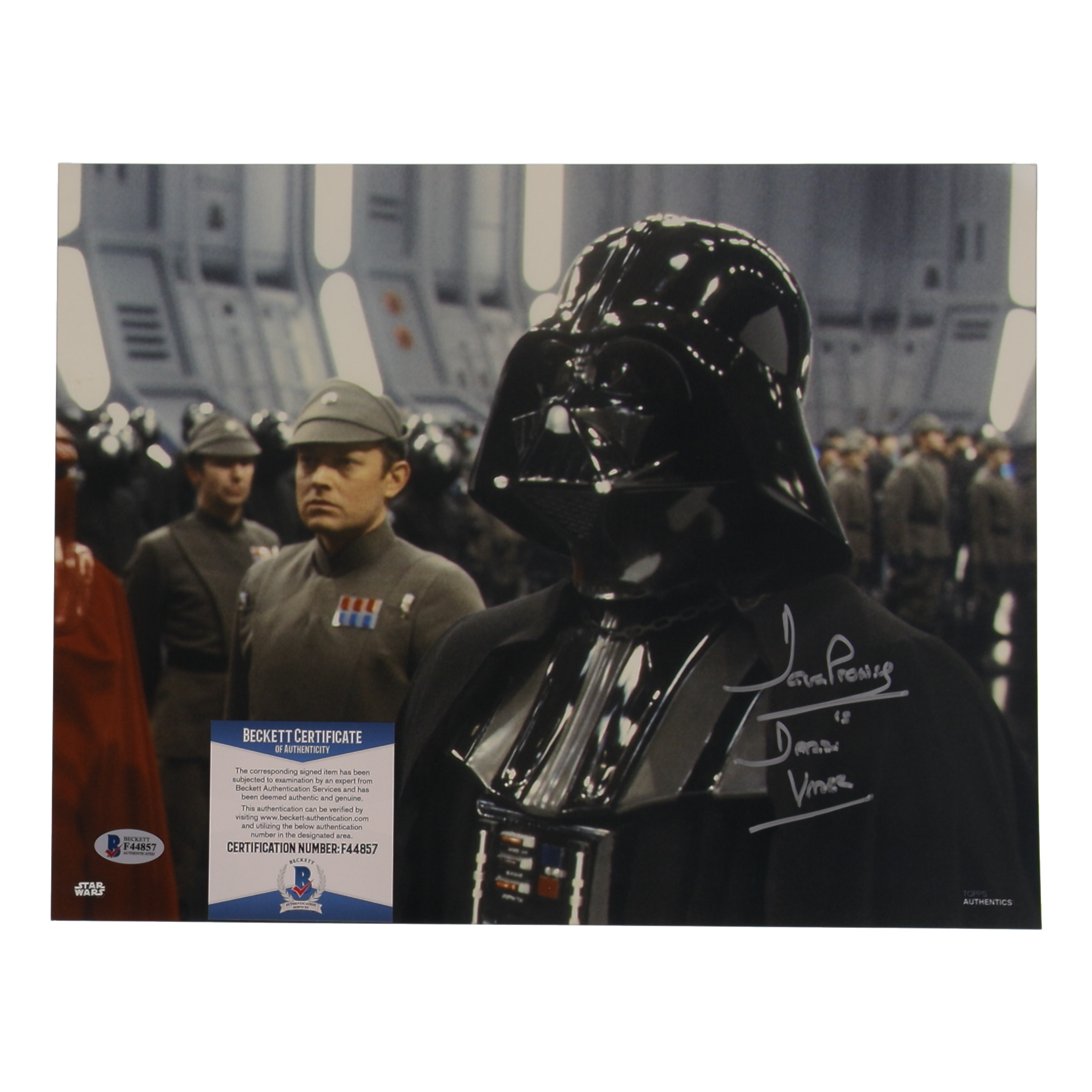 David Prowse Signed "Star Wars: Episode VI – Return of the Jedi" 11x14 Photo Inscribed "Is Darth Vader" (Beckett) at PristineAuction.com David Prowse Signed "Star Wars: Episode VI – Return of the Jedi" 11x14 Photo Inscribed "Is Darth Vader" (Beckett) at PristineAuction.com