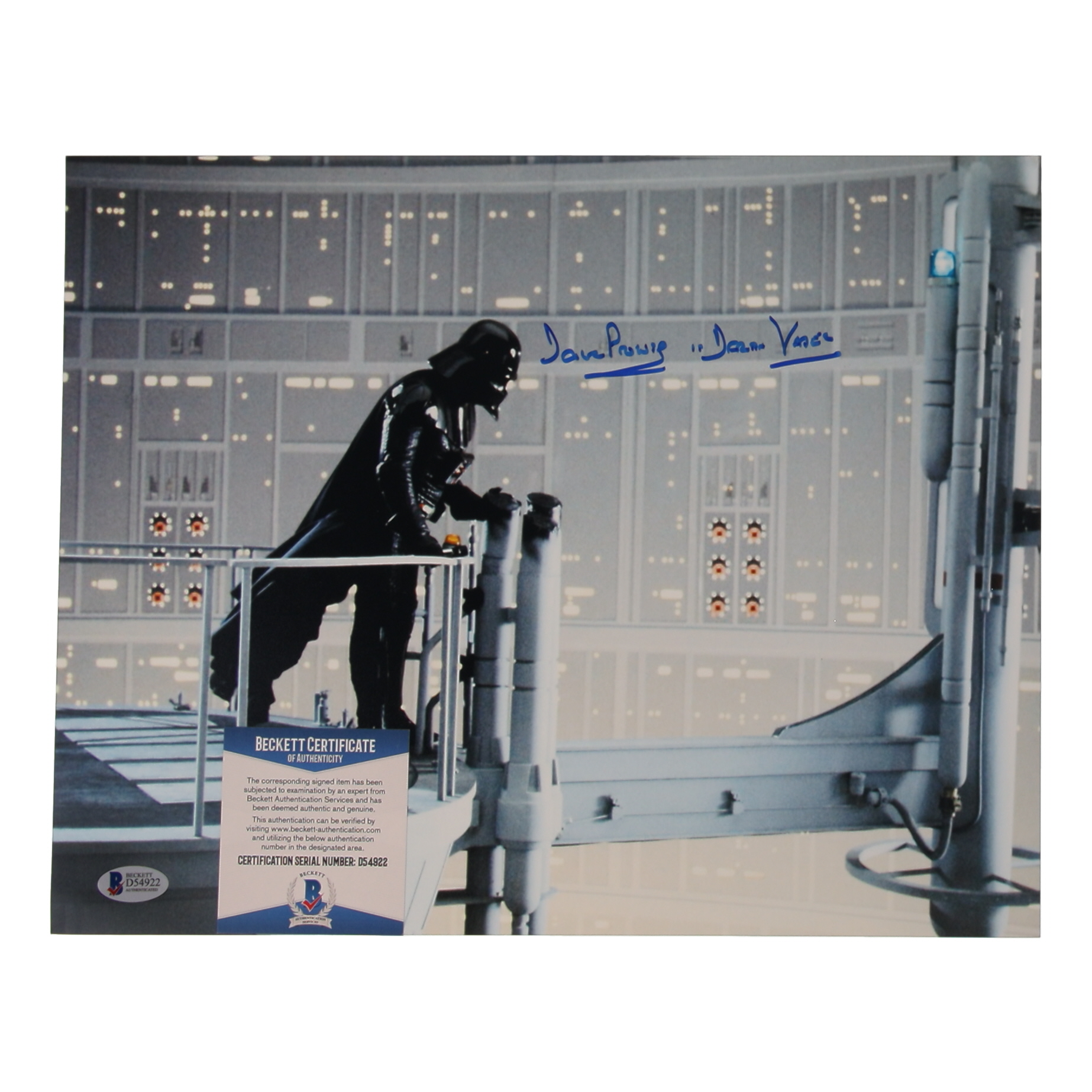David Prowse Signed "Star Wars: Episode V – The Empire Strikes Back" 11x14 Photo Inscribed "Is Darth Vader" (Beckett) at PristineAuction.com David Prowse Signed "Star Wars: Episode V – The Empire Strikes Back" 11x14 Photo Inscribed "Is Darth Vader" (Beckett) at PristineAuction.com