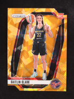 Caitlin Clark 2024 Panini Prizm WNBA Prizms Orange Ice #145 RC at PristineAuction.com