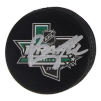 Brady Tkachuk Signed 2018 NHL Draft Logo Hockey Puck (Beckett) at PristineAuction.com
