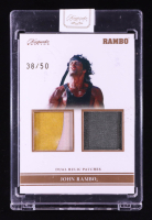 John Rambo 2024 Keepsake Edition Dual Relic Patches Authentic Rambo II #92 #38/50 at PristineAuction.com