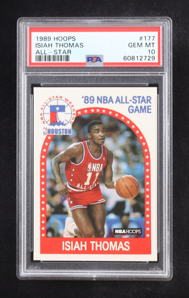 Isiah Thomas 1989-90 Hoops #177 AS (PSA 10)