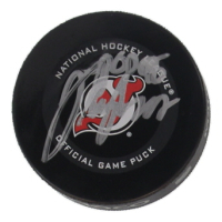 Connor McDavid Signed Devils Logo Hockey Puck (Beckett) at PristineAuction.com