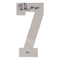 Chris Chelios Signed Jersey Number 7" Patch Inscribed "HOF 2013" (Beckett) at PristineAuction.com