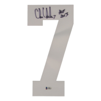 Chris Chelios Signed Jersey Number 7" Patch Inscribed "HOF 2013" (Beckett) at PristineAuction.com