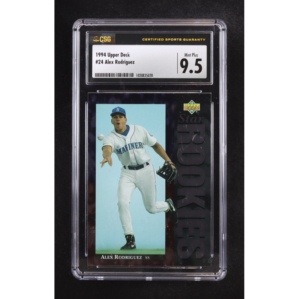 Alex Rodriguez 1994 Upper Deck #24 RC (CSG 9.5) at PristineAuction.com