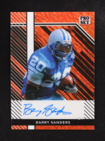 Barry Sanders 2024 Leaf Pro Set Autographs Orange Shimmer #PSABS1 #5/8 at PristineAuction.com