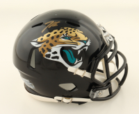 Tank Biggsby Signed Jaguars Speed Mini Helmet (JSA) at PristineAuction.com