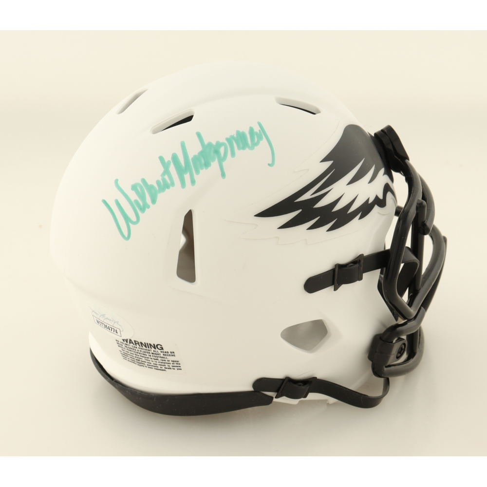 Wilbert Montgomery Signed Eagles Lunar Eclipse Alternate Speed Mini Helmet (JSA) at PristineAuction.com