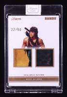 John Rambo 2024 Keepsake Edition Dual Relics Patches Authentic Rambo II #97 #22/50 at PristineAuction.com